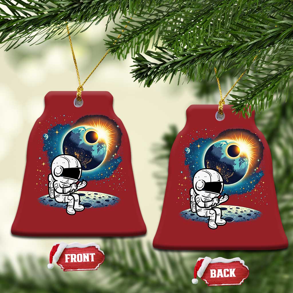 Astronaut Outer Space Christmas Ornament Cute Cartoon Cosmic TS02
