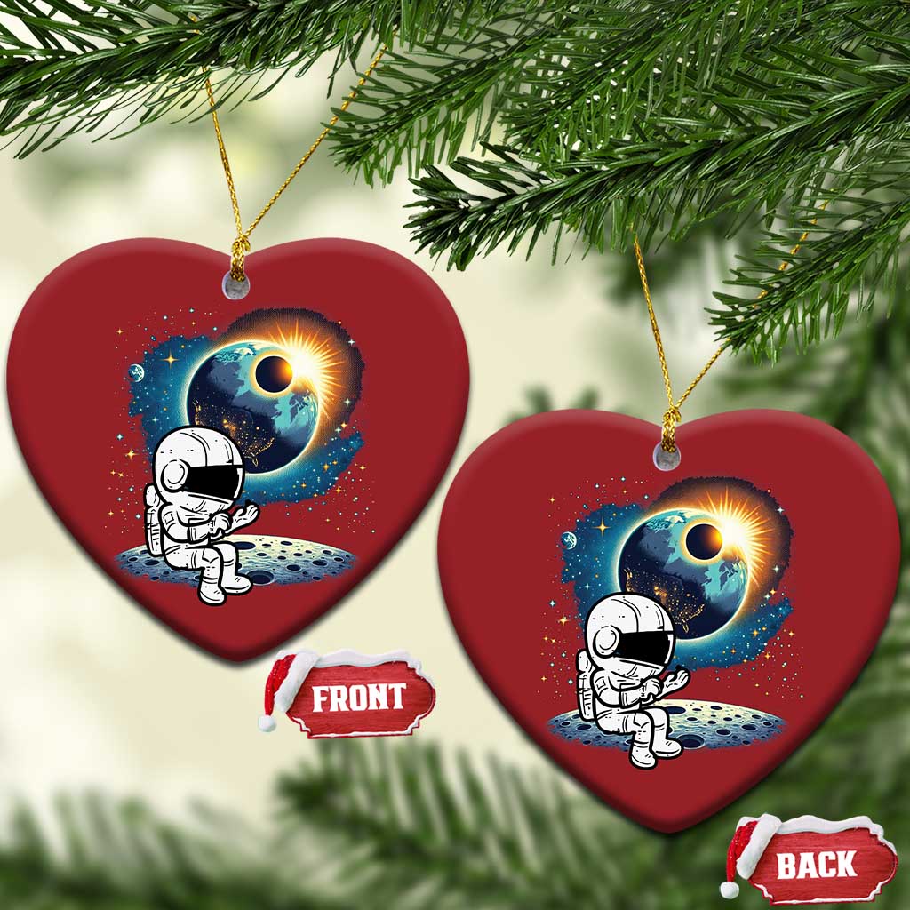 Astronaut Outer Space Christmas Ornament Cute Cartoon Cosmic TS02