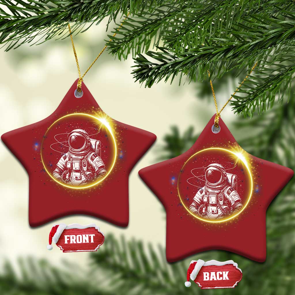Astronaut Outer Space Christmas Ornament Cosmic Spaceflight TS02
