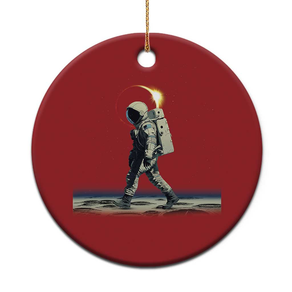 Astronaut Outer Space Christmas Ornament Walking On Planets TS02