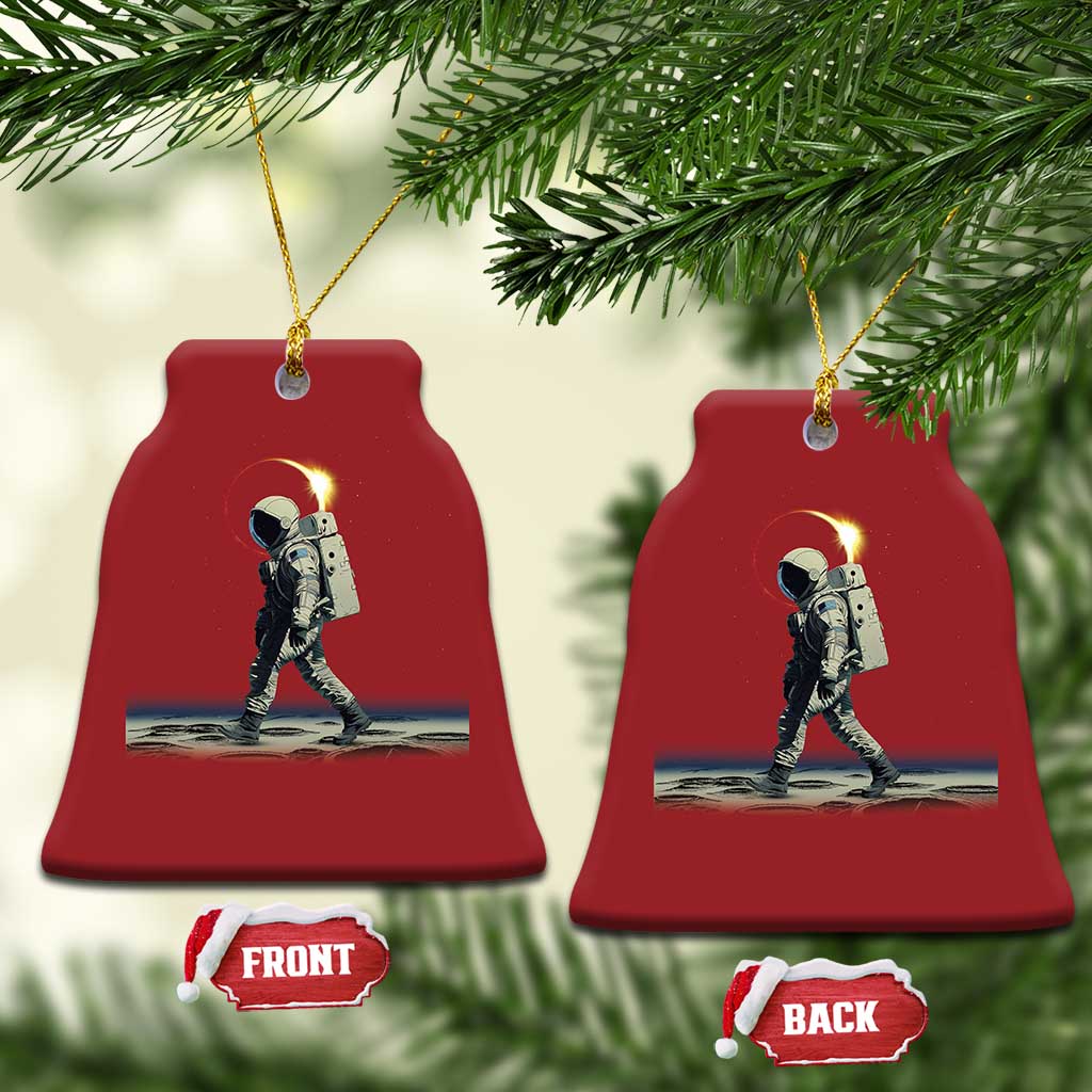 Astronaut Outer Space Christmas Ornament Walking On Planets TS02