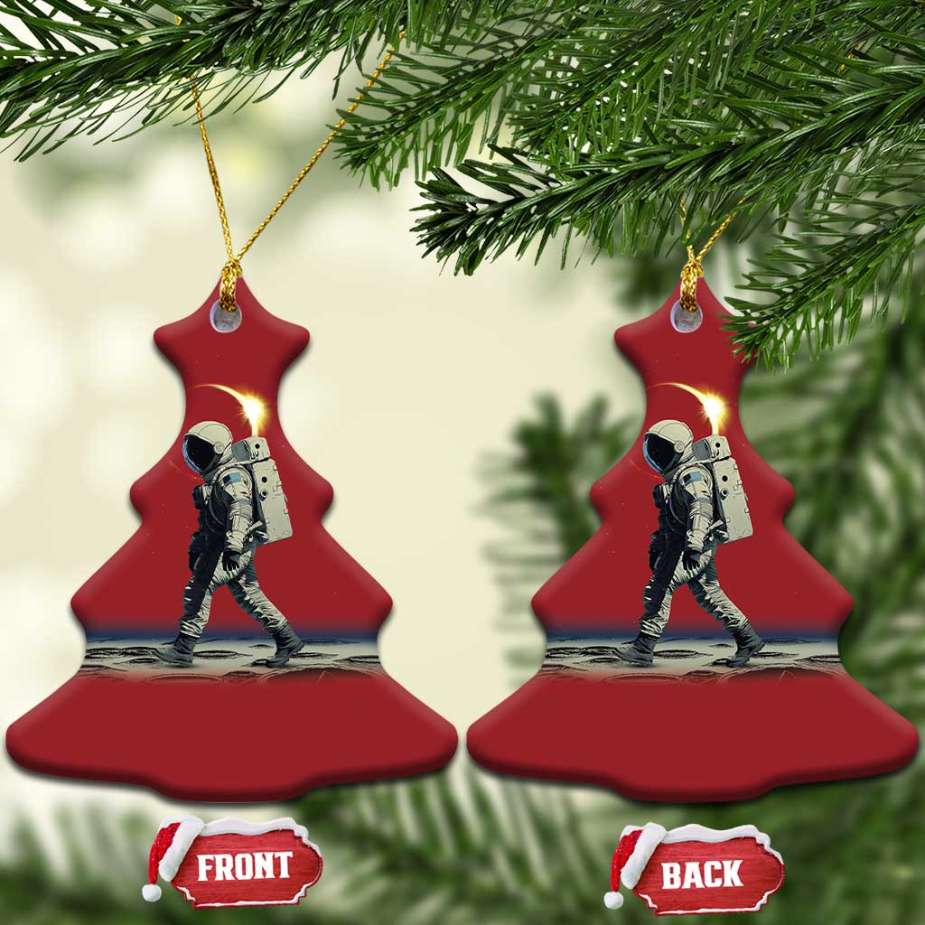 Astronaut Outer Space Christmas Ornament Walking On Planets TS02