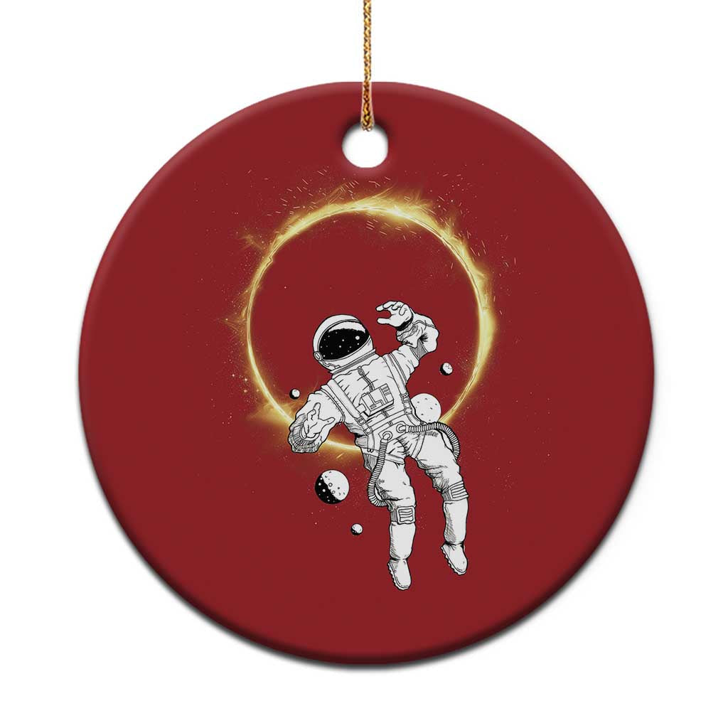 Astronaut Outer Space Christmas Ornament Cosmic Spaceflight Galaxy TS02