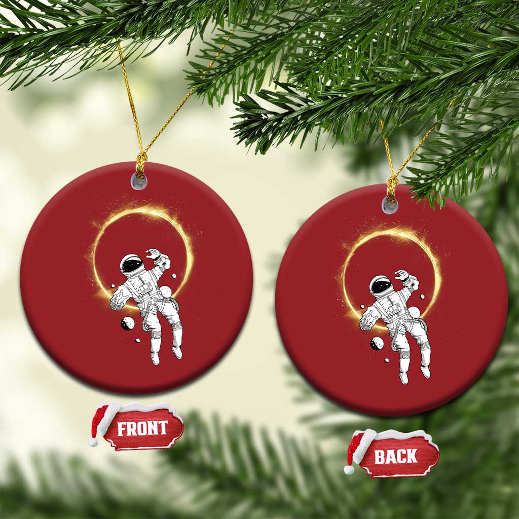 Astronaut Outer Space Christmas Ornament Cosmic Spaceflight Galaxy TS02