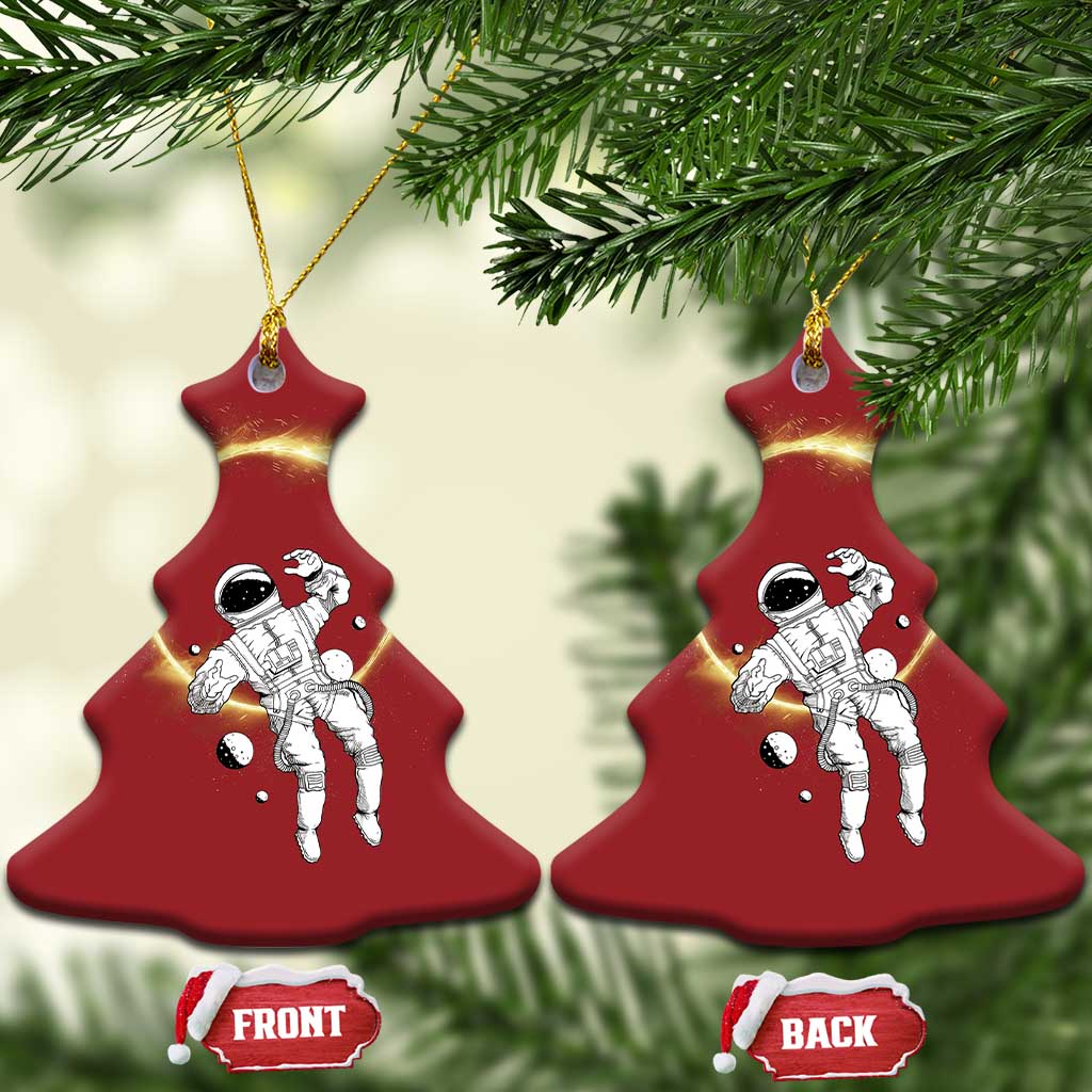Astronaut Outer Space Christmas Ornament Cosmic Spaceflight Galaxy TS02