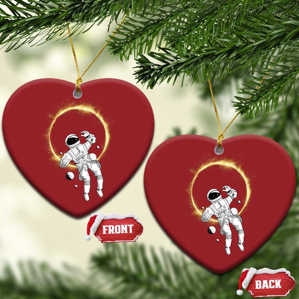 Astronaut Outer Space Christmas Ornament Cosmic Spaceflight Galaxy TS02
