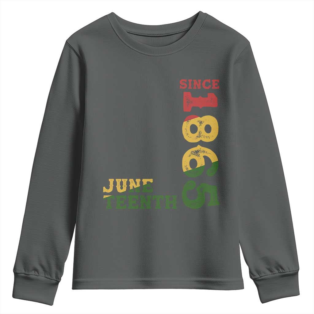 Juneteenth Since 1865 Youth Sweatshirt Freedom Black History Independence Day TS02