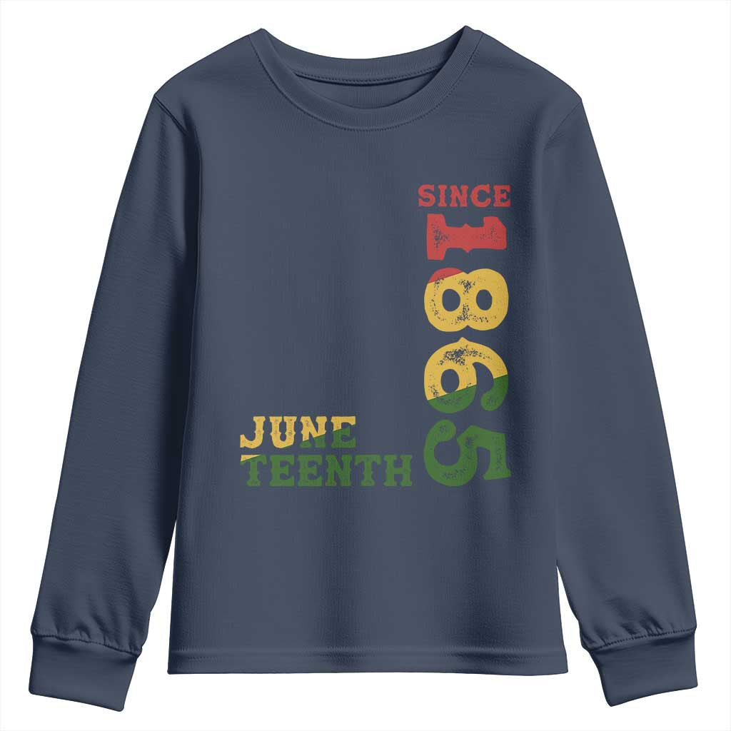 Juneteenth Since 1865 Youth Sweatshirt Freedom Black History Independence Day TS02