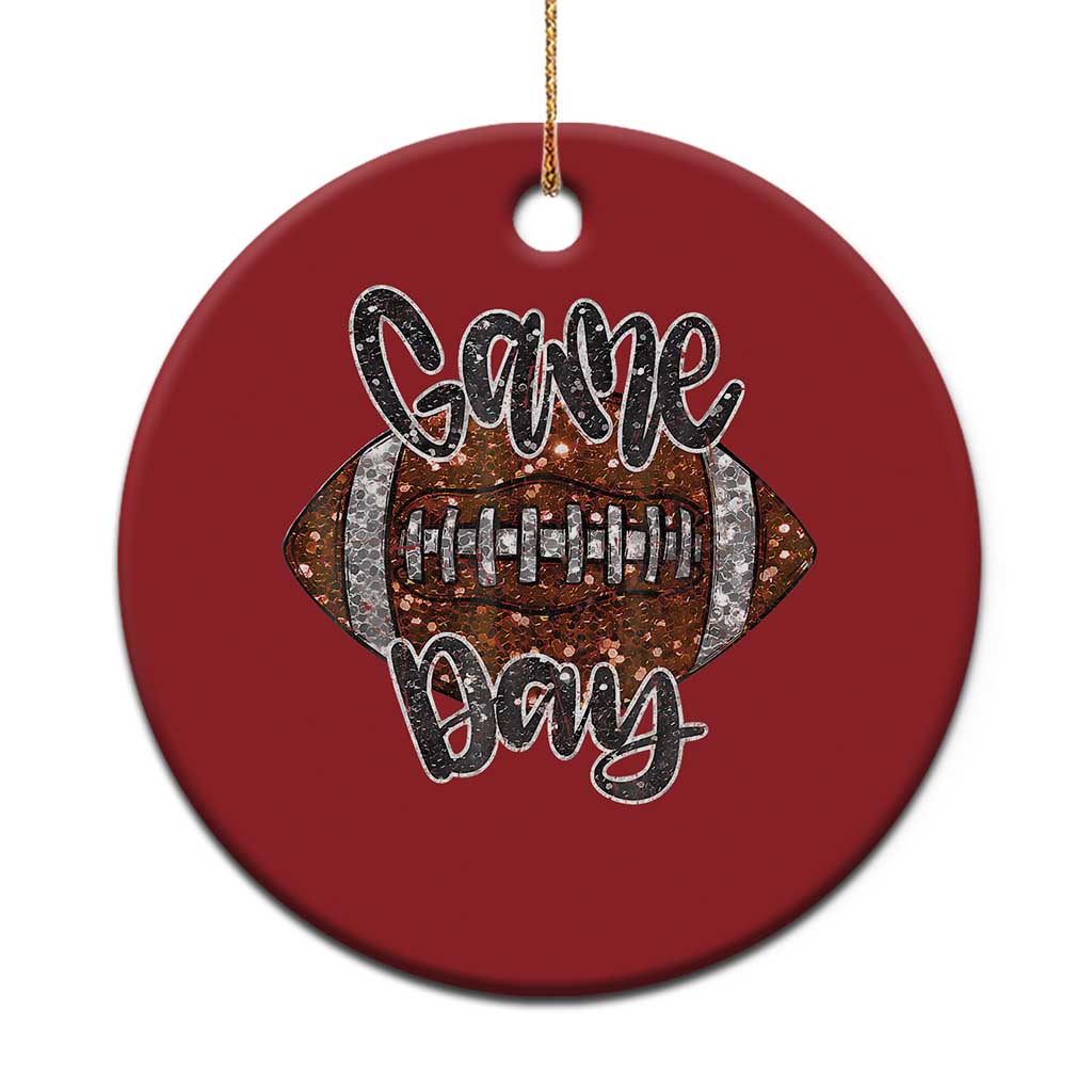 American Football Game Day Christmas Ornament Rugby Season TS02