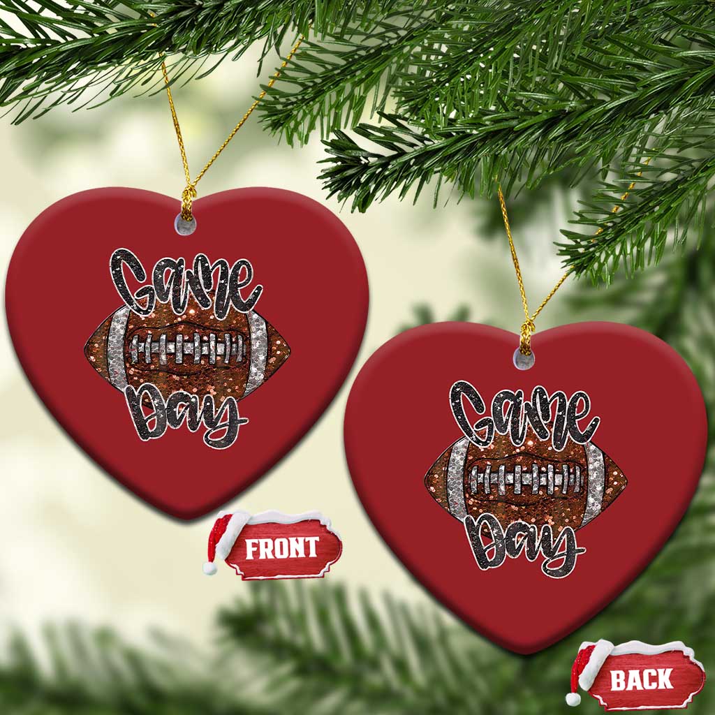 American Football Game Day Christmas Ornament Rugby Season TS02