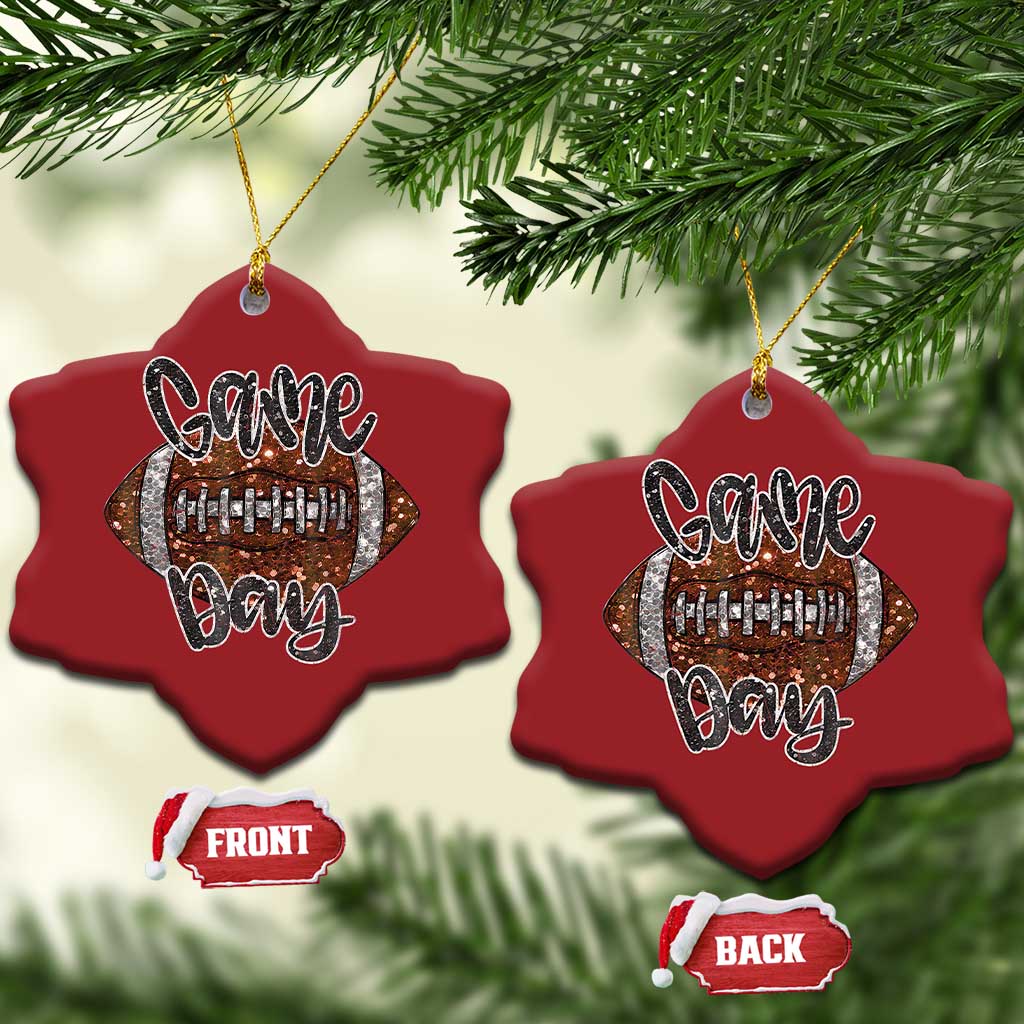 American Football Game Day Christmas Ornament Rugby Season TS02