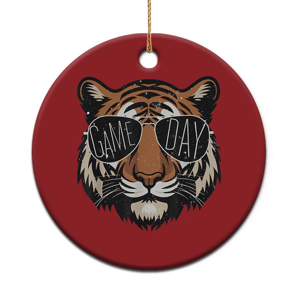American Football Game Day Christmas Ornament Touchdown Season Cool Tiger TS02