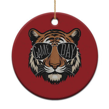 American Football Game Day Christmas Ornament Touchdown Season Cool Tiger TS02