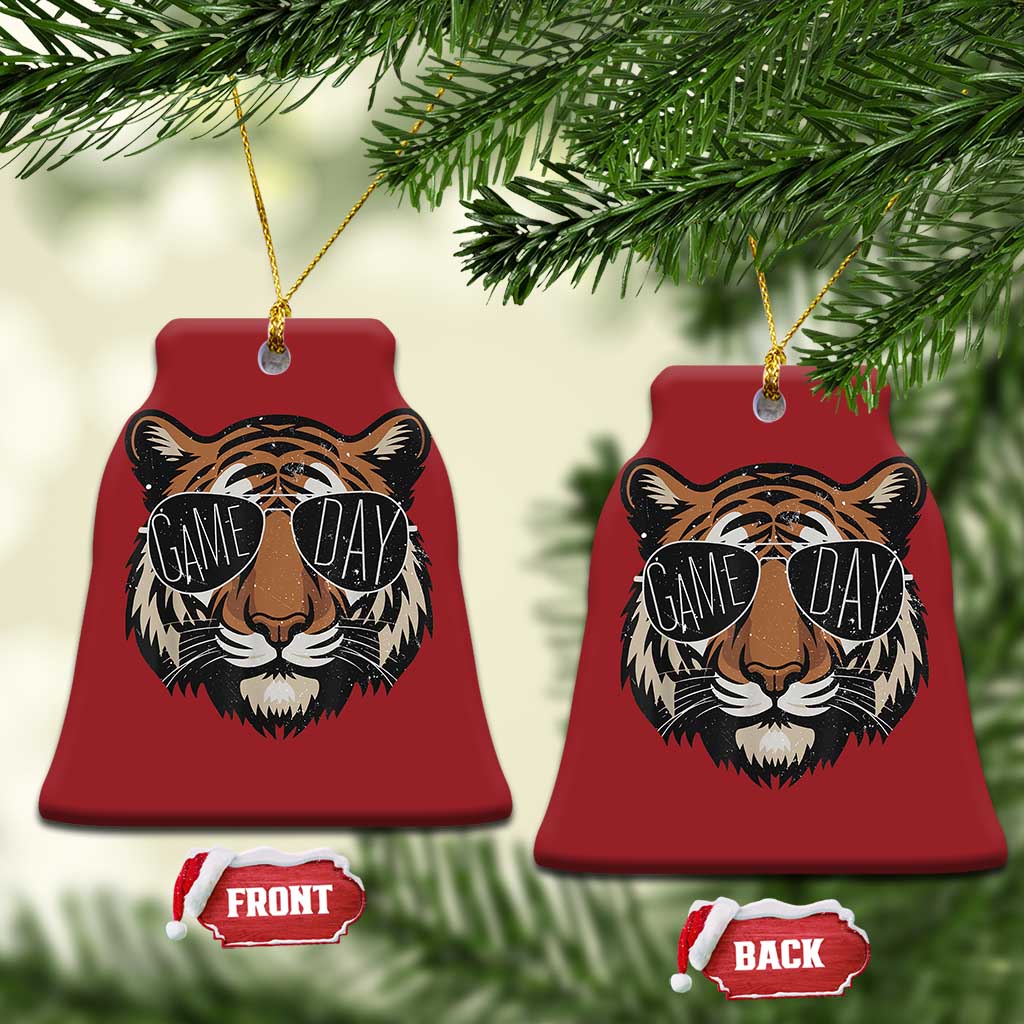American Football Game Day Christmas Ornament Touchdown Season Cool Tiger TS02