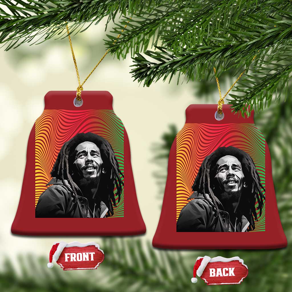 Legend Bob Christmas Ornament One Love The Reggae Vintage Graphic TS02