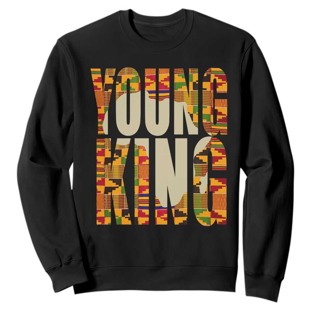 African Kente Young King Sweatshirt TS02