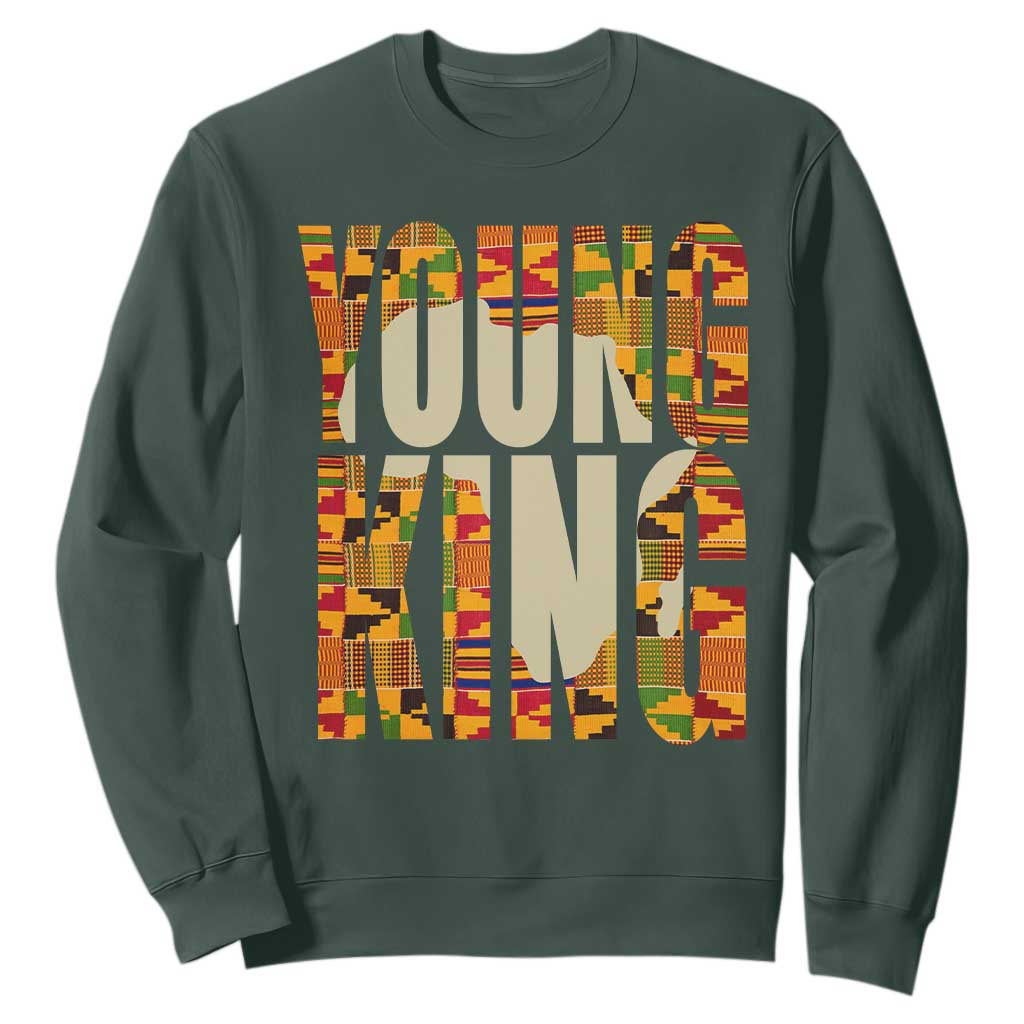 African Kente Young King Sweatshirt TS02
