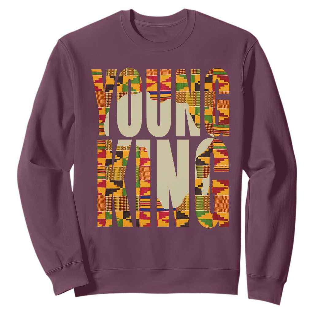 African Kente Young King Sweatshirt TS02