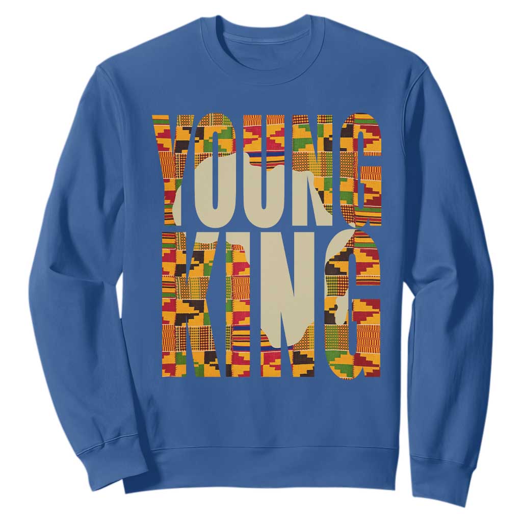 African Kente Young King Sweatshirt TS02