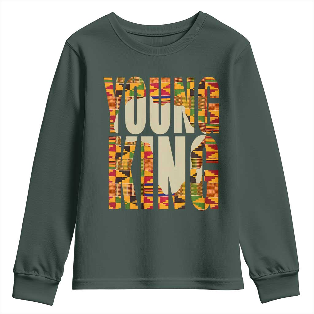 African Kente Young King Youth Sweatshirt TS02