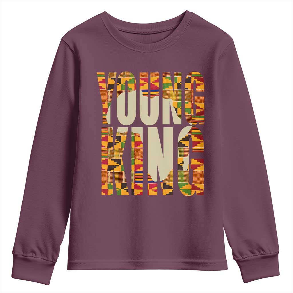 African Kente Young King Youth Sweatshirt TS02