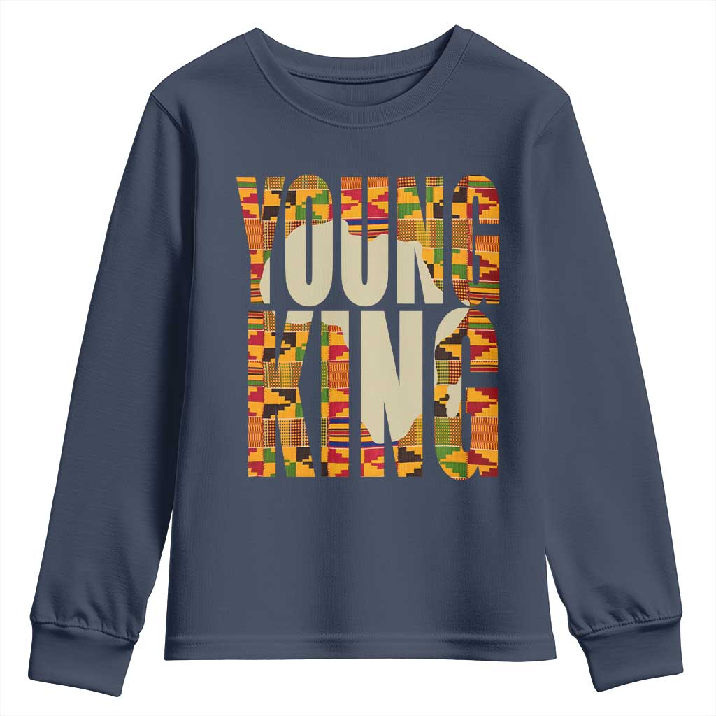 African Kente Young King Youth Sweatshirt TS02