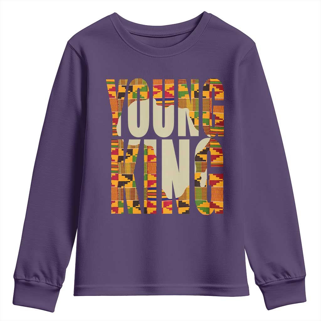 African Kente Young King Youth Sweatshirt TS02