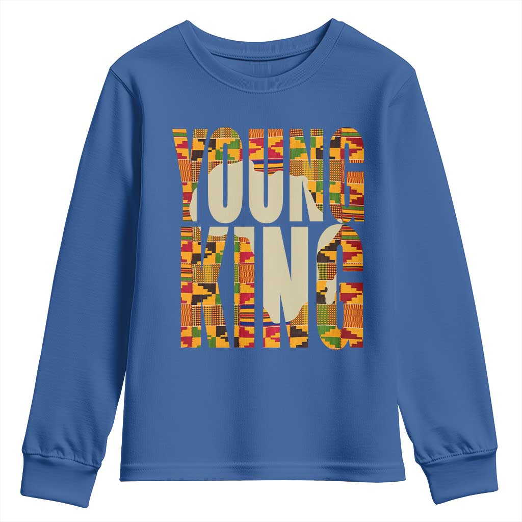 African Kente Young King Youth Sweatshirt TS02