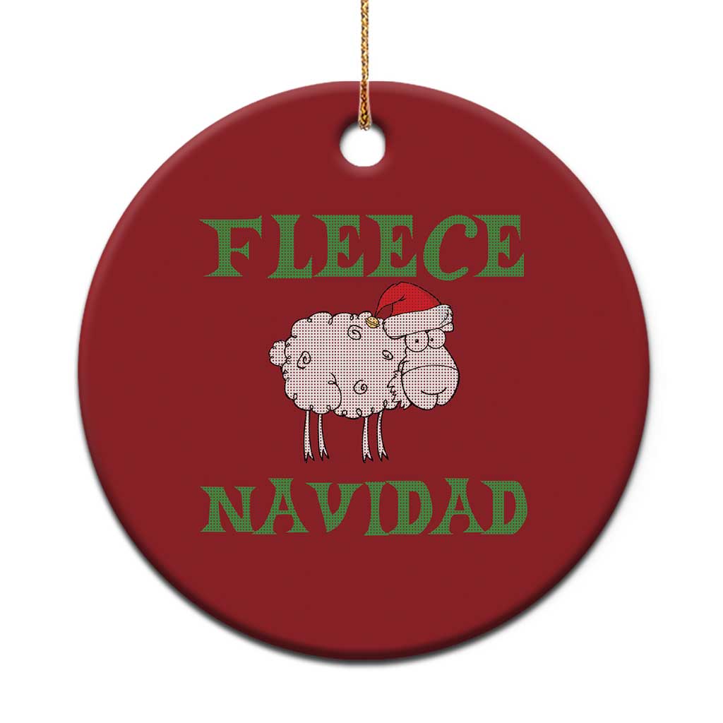 Funny Xmas Sheep Christmas Ornament Fleece Navidad Feliz Festive Xmas TS02
