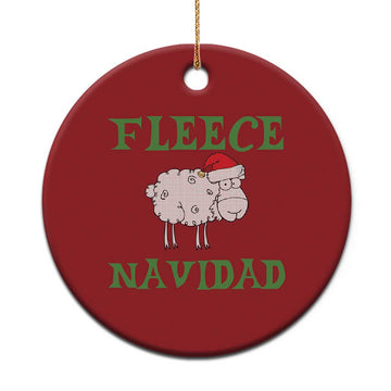 Funny Xmas Sheep Christmas Ornament Fleece Navidad Feliz Festive Xmas TS02