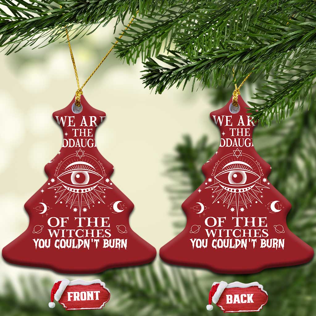 We Are The Granddaughters Of The Witches You Couldn't Burn Christmas Ornament TS02