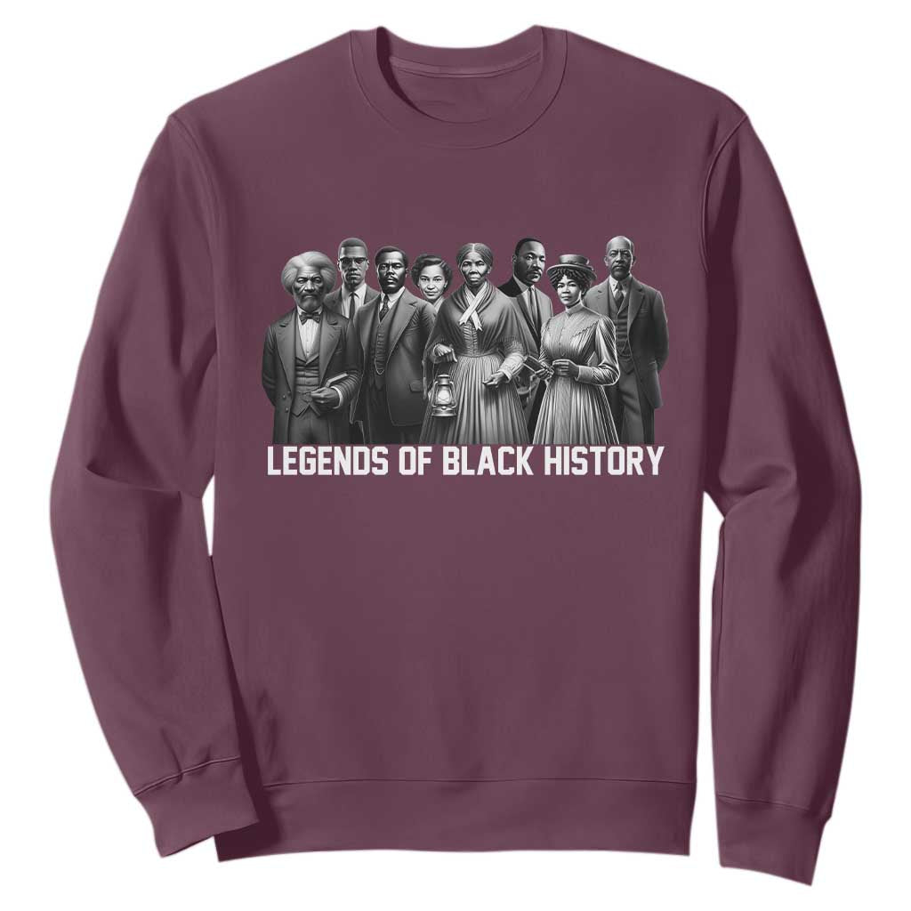 Inspirational Civil Right Leaders Sweatshirt Legends of Black History TS02