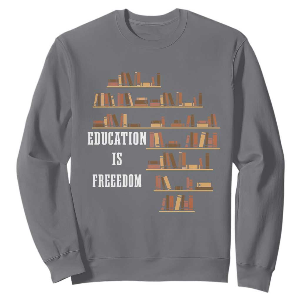 Black History Education Is Freedom Sweatshirt African Roots Africa Map TS02