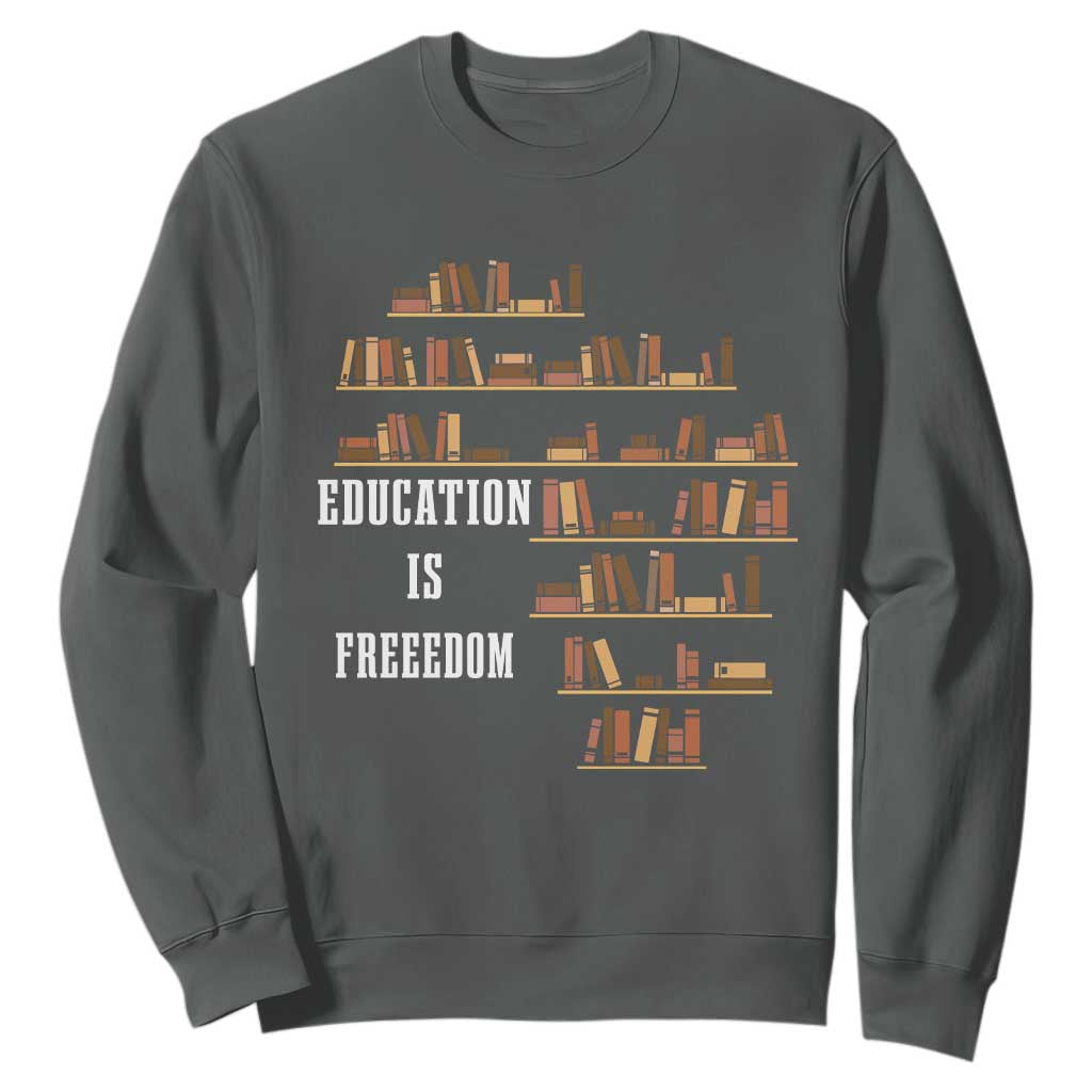 Black History Education Is Freedom Sweatshirt African Roots Africa Map TS02
