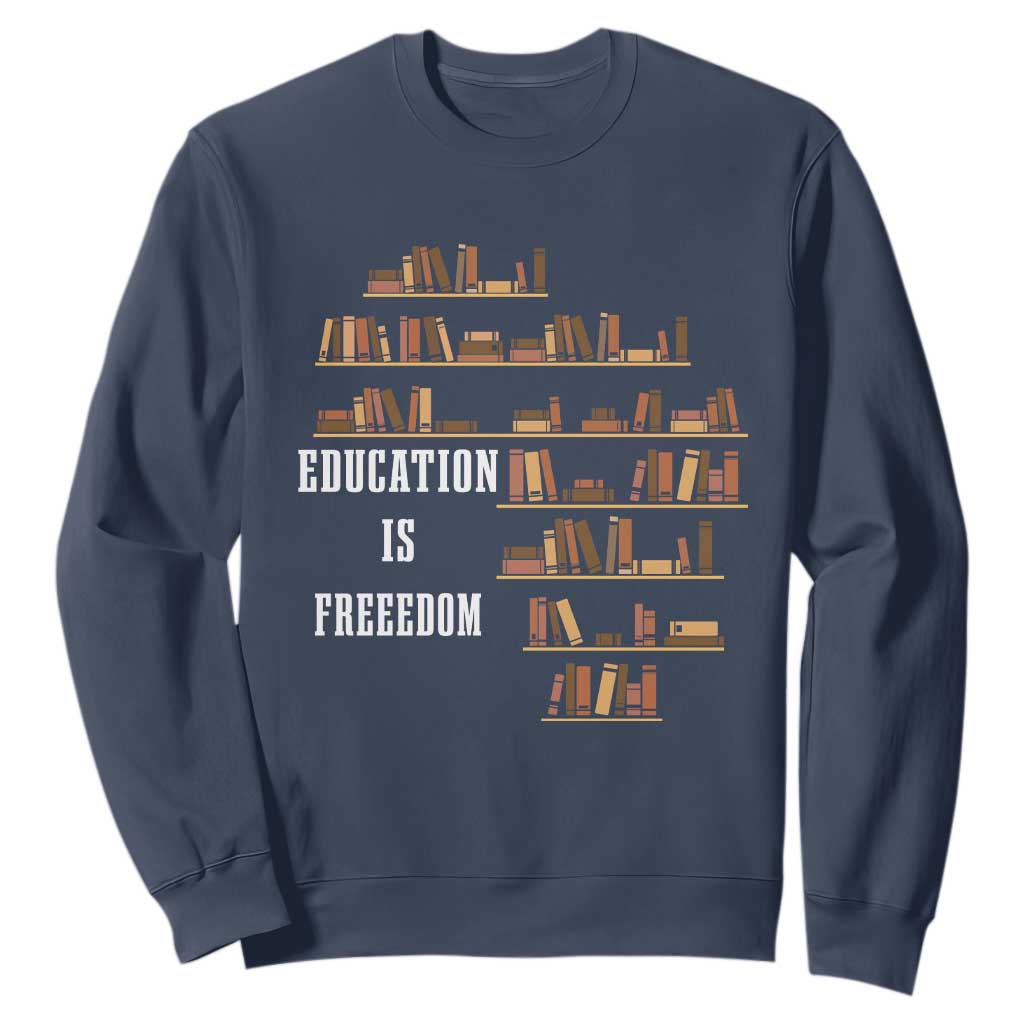 Black History Education Is Freedom Sweatshirt African Roots Africa Map TS02