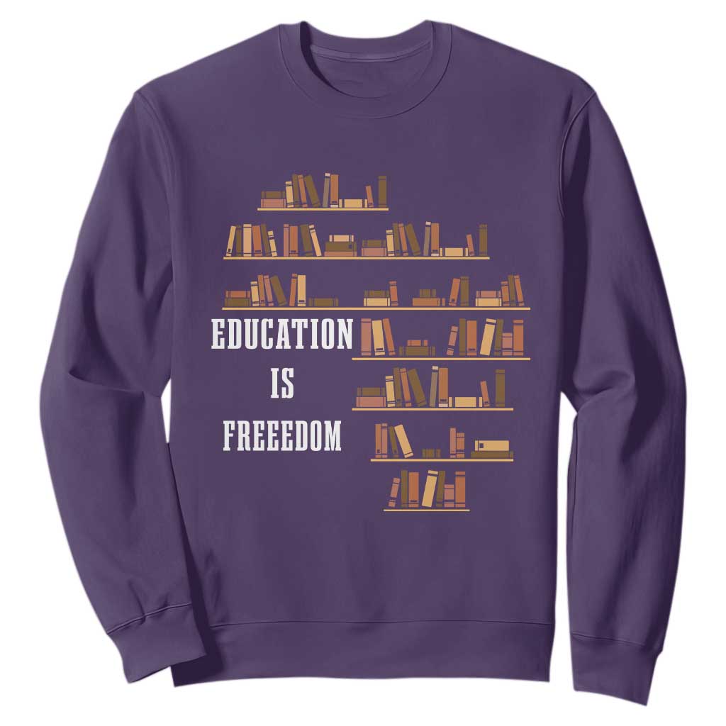 Black History Education Is Freedom Sweatshirt African Roots Africa Map TS02