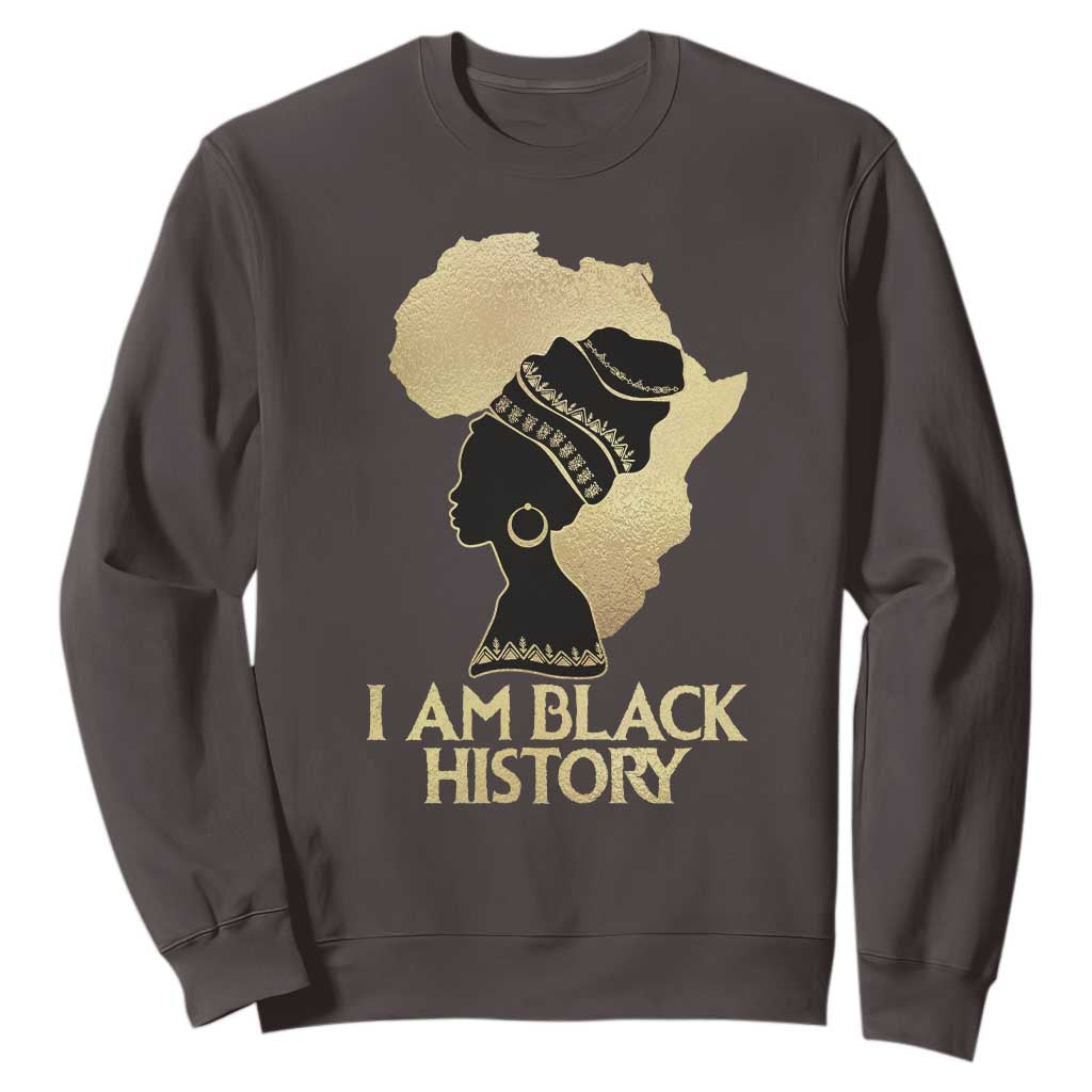 I Am Black History Sweatshirt Black Girls African American TS02