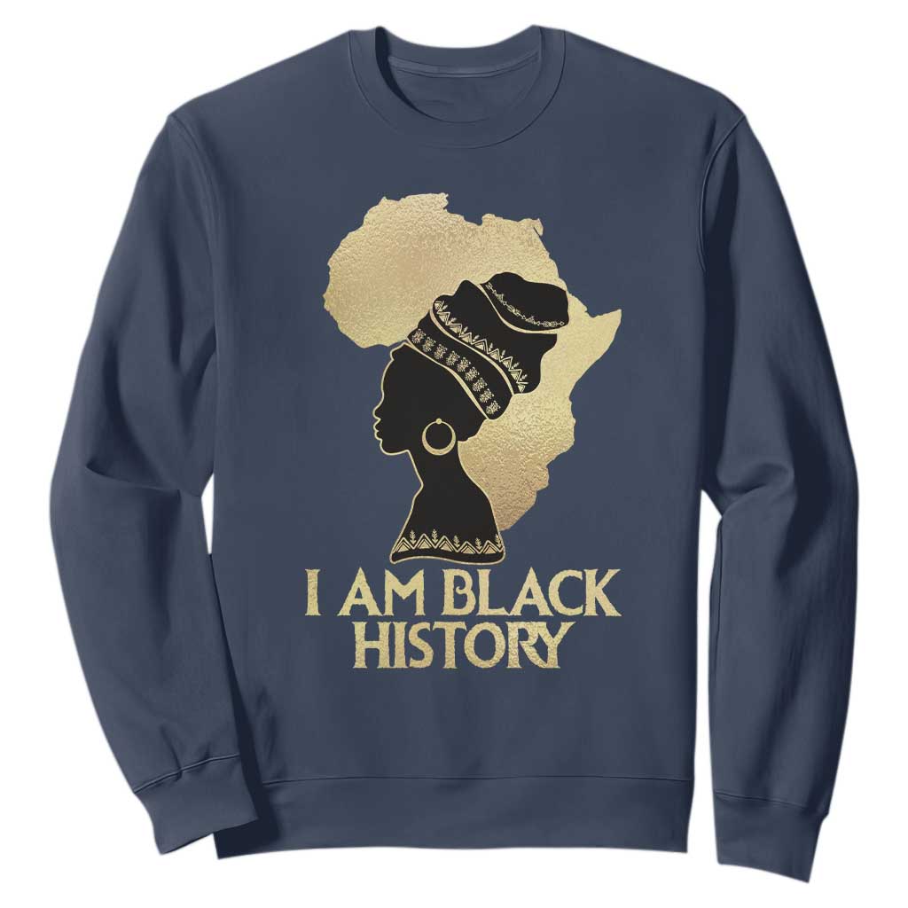 I Am Black History Sweatshirt Black Girls African American TS02