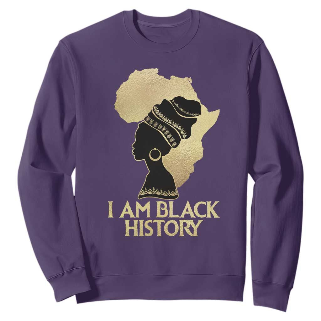 I Am Black History Sweatshirt Black Girls African American TS02