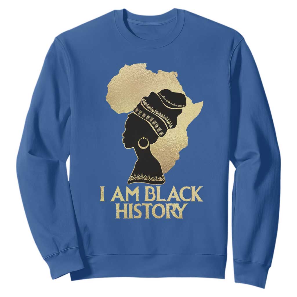 I Am Black History Sweatshirt Black Girls African American TS02