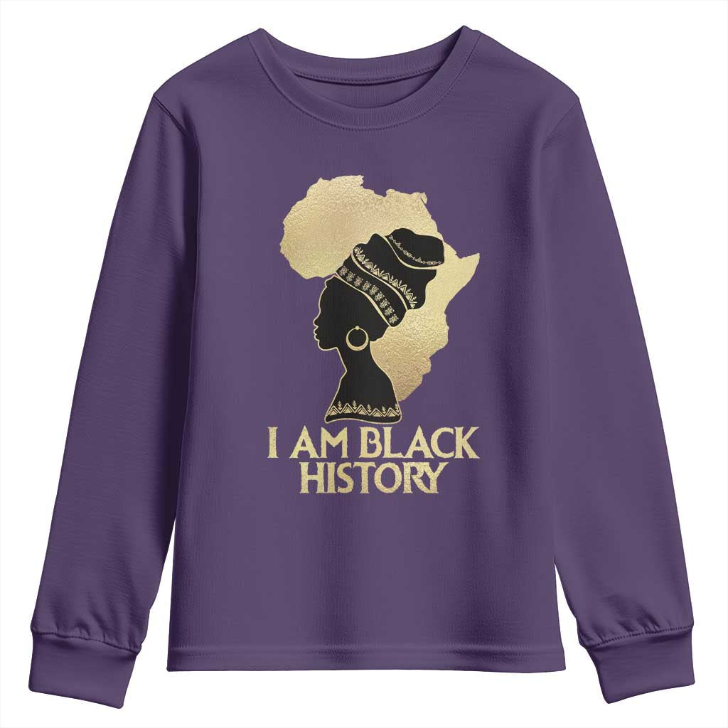 I Am Black History Youth Sweatshirt Black Girls African American TS02