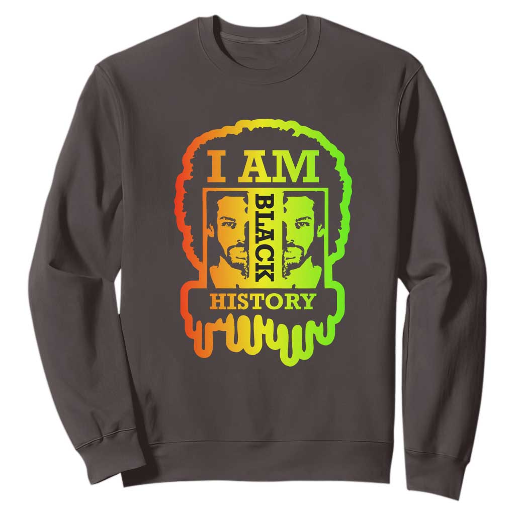 I Am Black History Sweatshirt Dope African American Men TS02