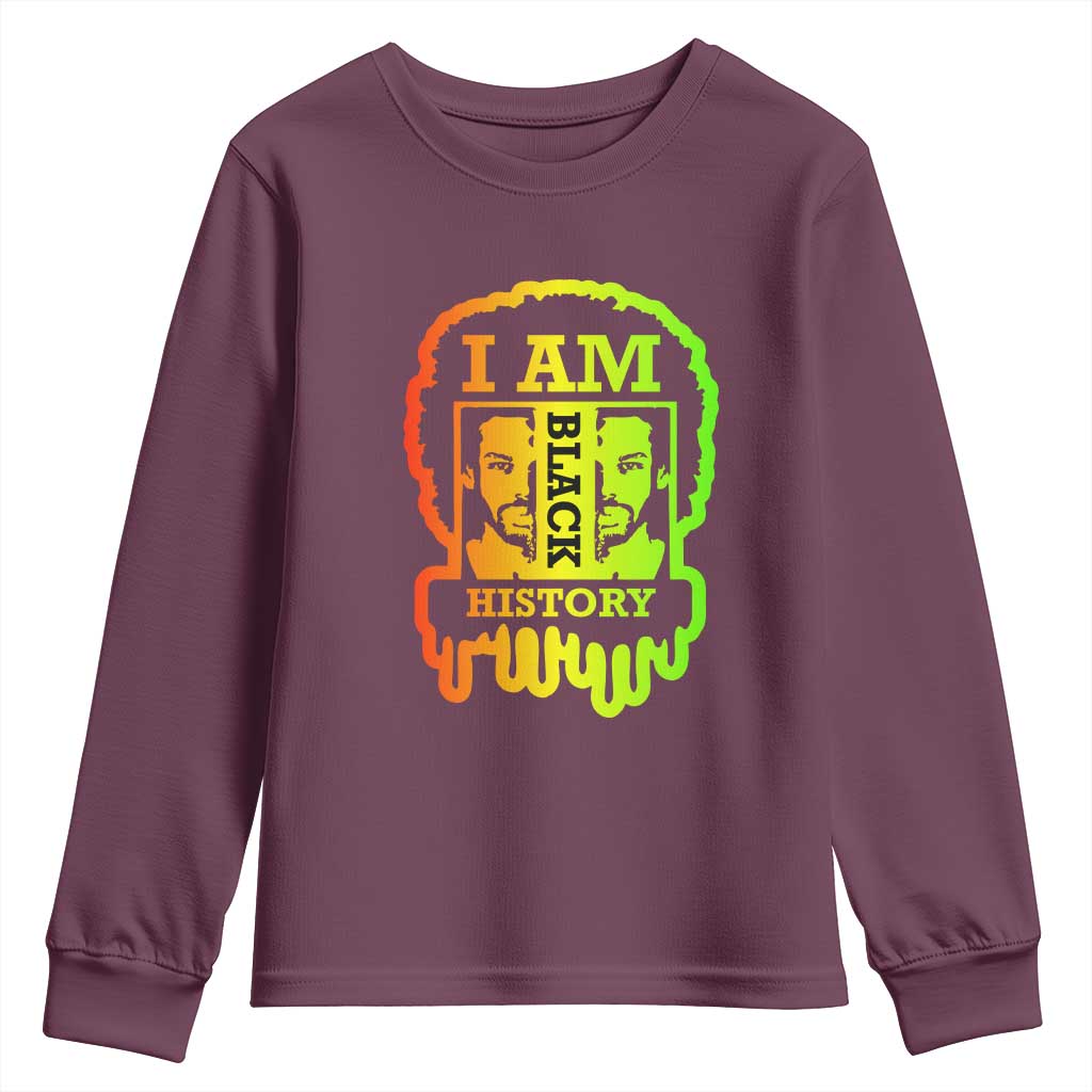 I Am Black History Youth Sweatshirt Dope African American Men TS02