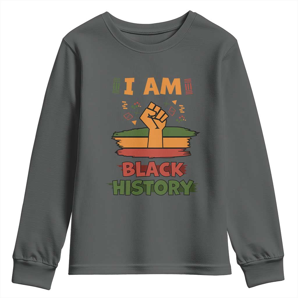 I Am Black History Youth Sweatshirt African American Pride Celebration Month TS02