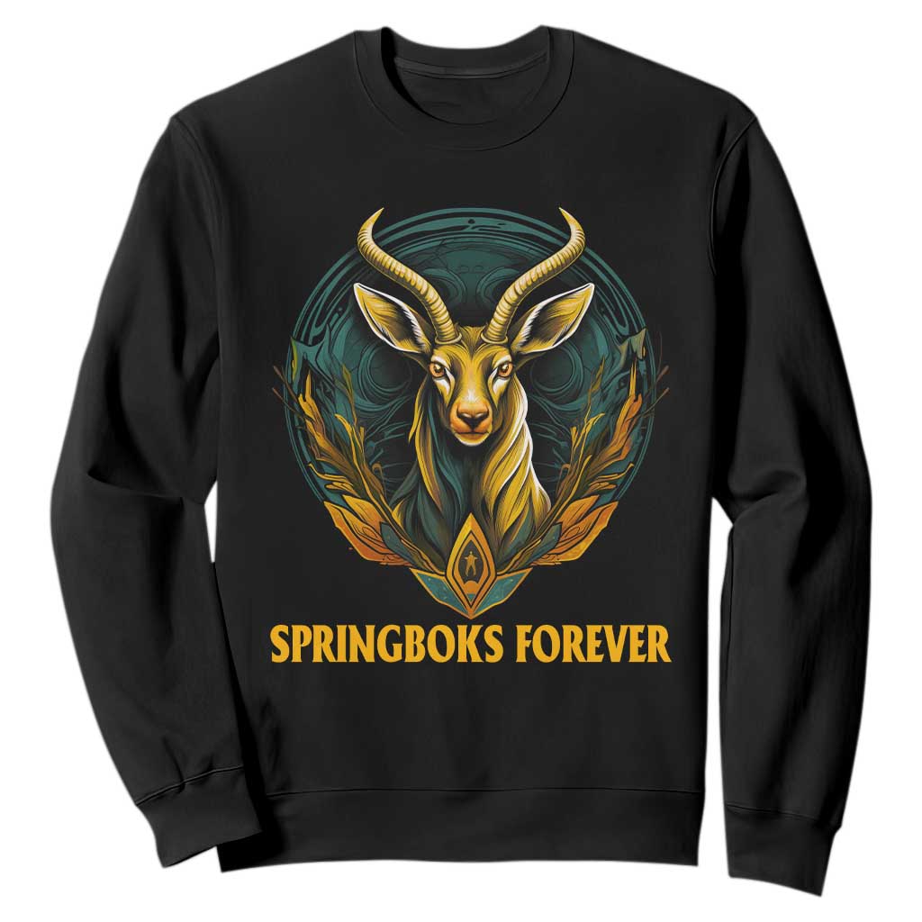 South Africa Rugby Springboks Sweatshirt Forever Stronger Together Go Bokke TS02