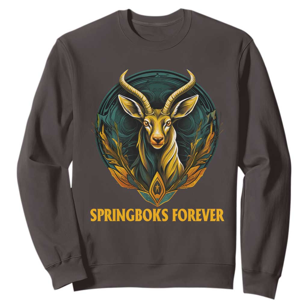 South Africa Rugby Springboks Sweatshirt Forever Stronger Together Go Bokke TS02