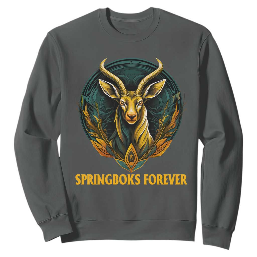 South Africa Rugby Springboks Sweatshirt Forever Stronger Together Go Bokke TS02