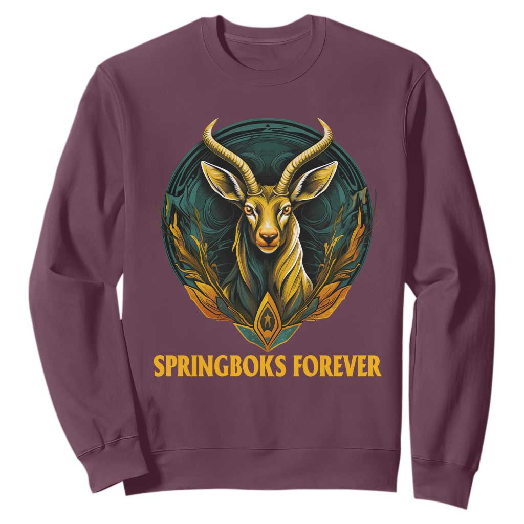 South Africa Rugby Springboks Sweatshirt Forever Stronger Together Go Bokke TS02