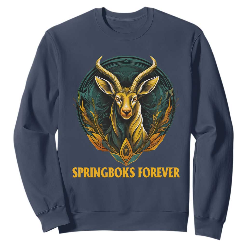 South Africa Rugby Springboks Sweatshirt Forever Stronger Together Go Bokke TS02