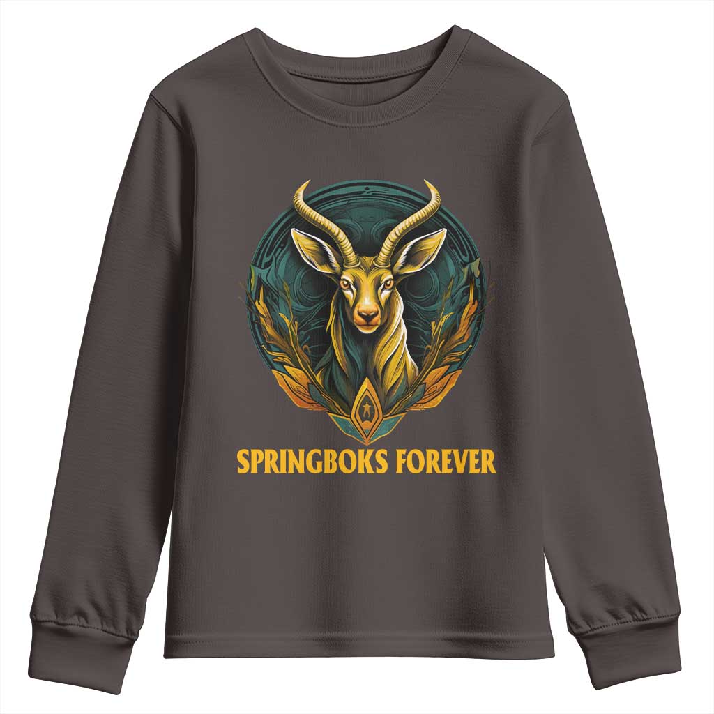 South Africa Rugby Springboks Youth Sweatshirt Forever Stronger Together Go Bokke TS02